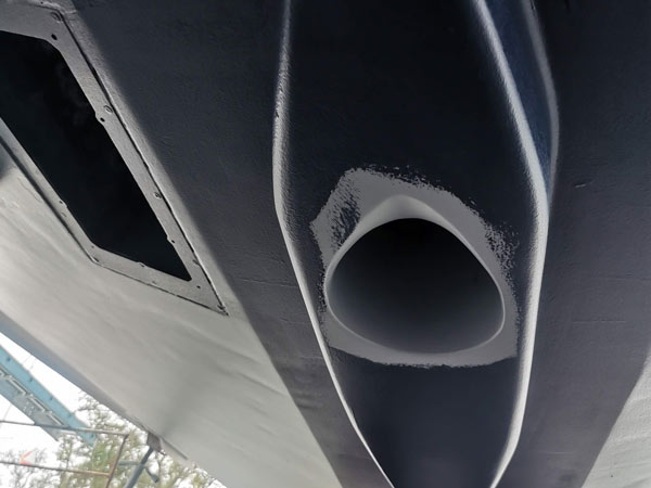 Sonar tube structural work